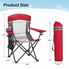 HIGH POINT SPORTS heavy-duty steel frame supports sturdy seating