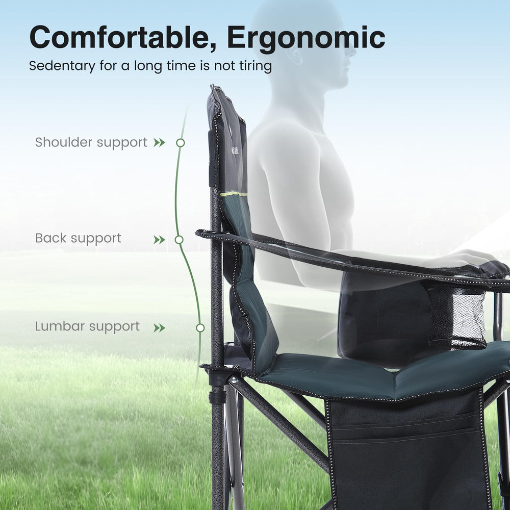 HIGH POINT SPORTS no-tools setup makes quick seating possible.