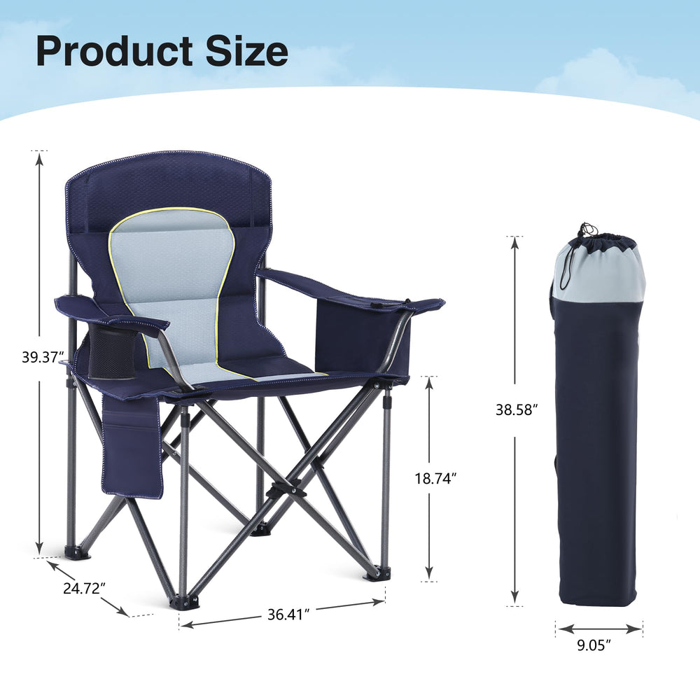 High Point Sports heavy-duty outdoor chair with strong steel legs