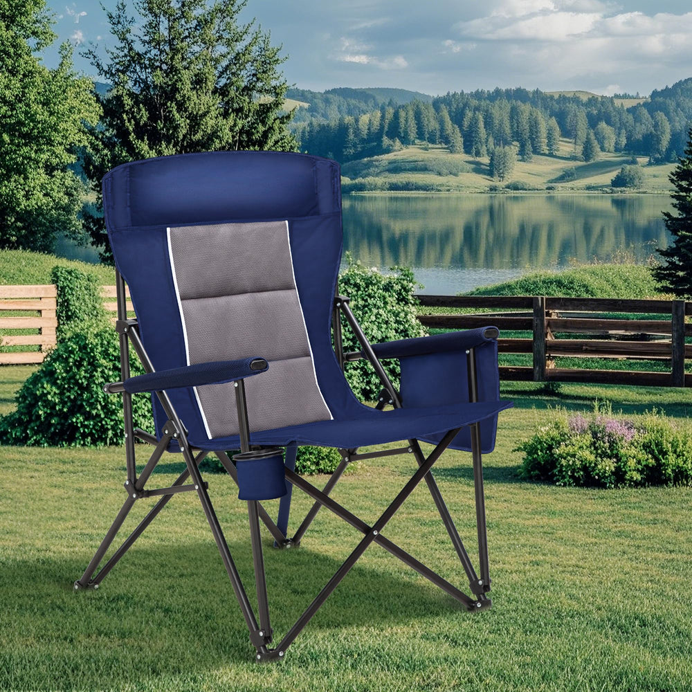 HIGH POINT SPORTS heavy-duty steel frame supports durable outdoor seating