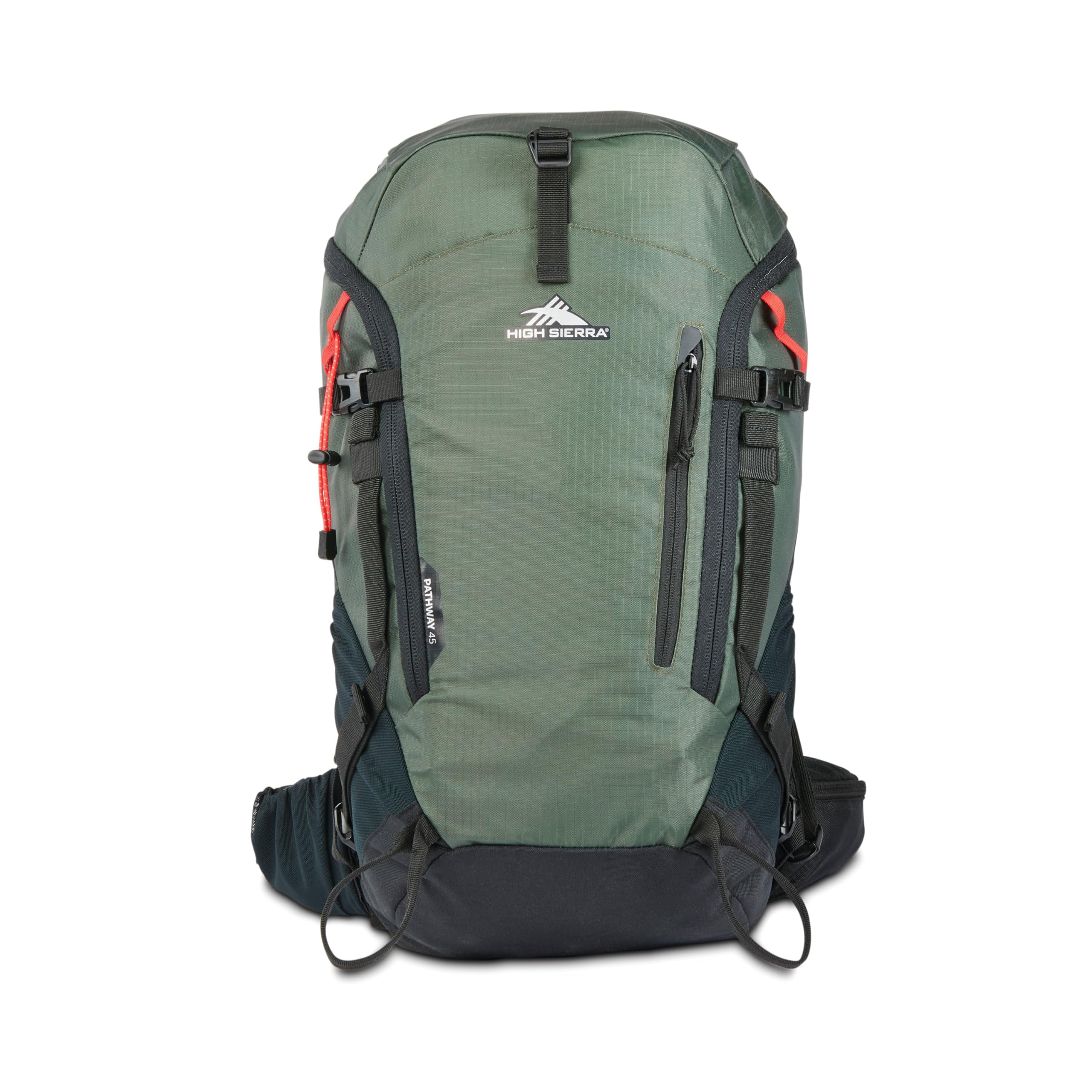 High Sierra Pathway 2.0 exterior pockets for fast-stash organization