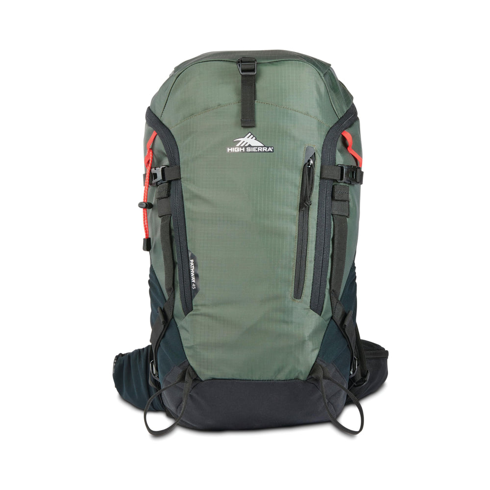 High Sierra Pathway 2.0 exterior pockets for fast-stash organization