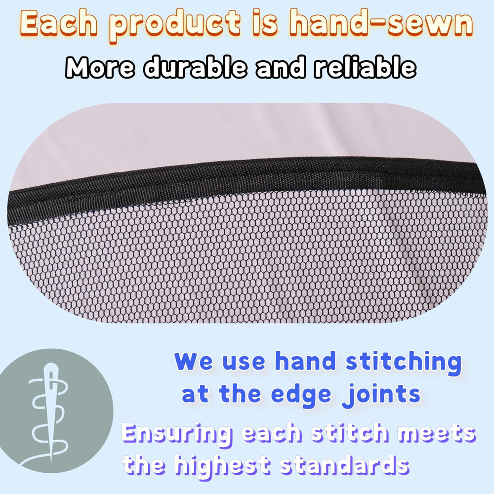 High strength polyethylene net material