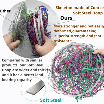 High-strength polyethylene fiber lines in fishing net
