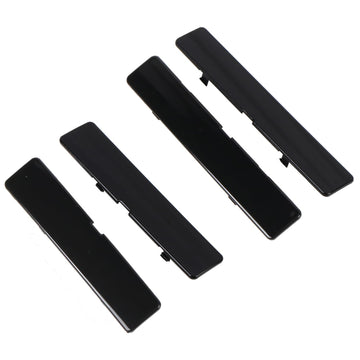 HIGH FLYING four-piece end cap set protects rail joints and improves vehicle aesthetics.