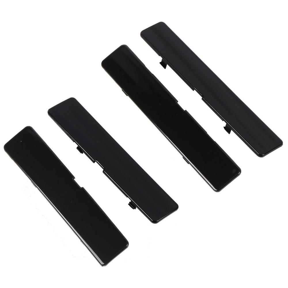 HIGH FLYING four-piece end cap set protects rail joints and improves vehicle aesthetics.
