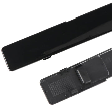 HIGH FLYING black end caps blend with OEM rails for a cohesive look.