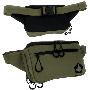 HighSpeedDaddy Carry Fanny Pack front view shows quick-access pocket for essentials on the go.