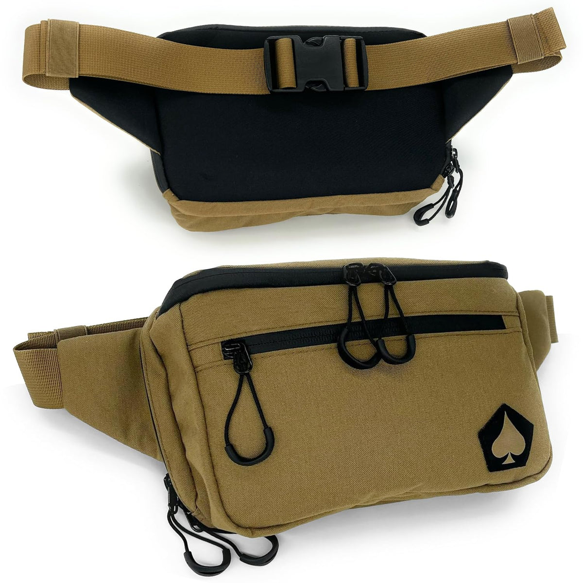 HighSpeedDaddy Carry Fanny Pack front view for quick-access daily carry.