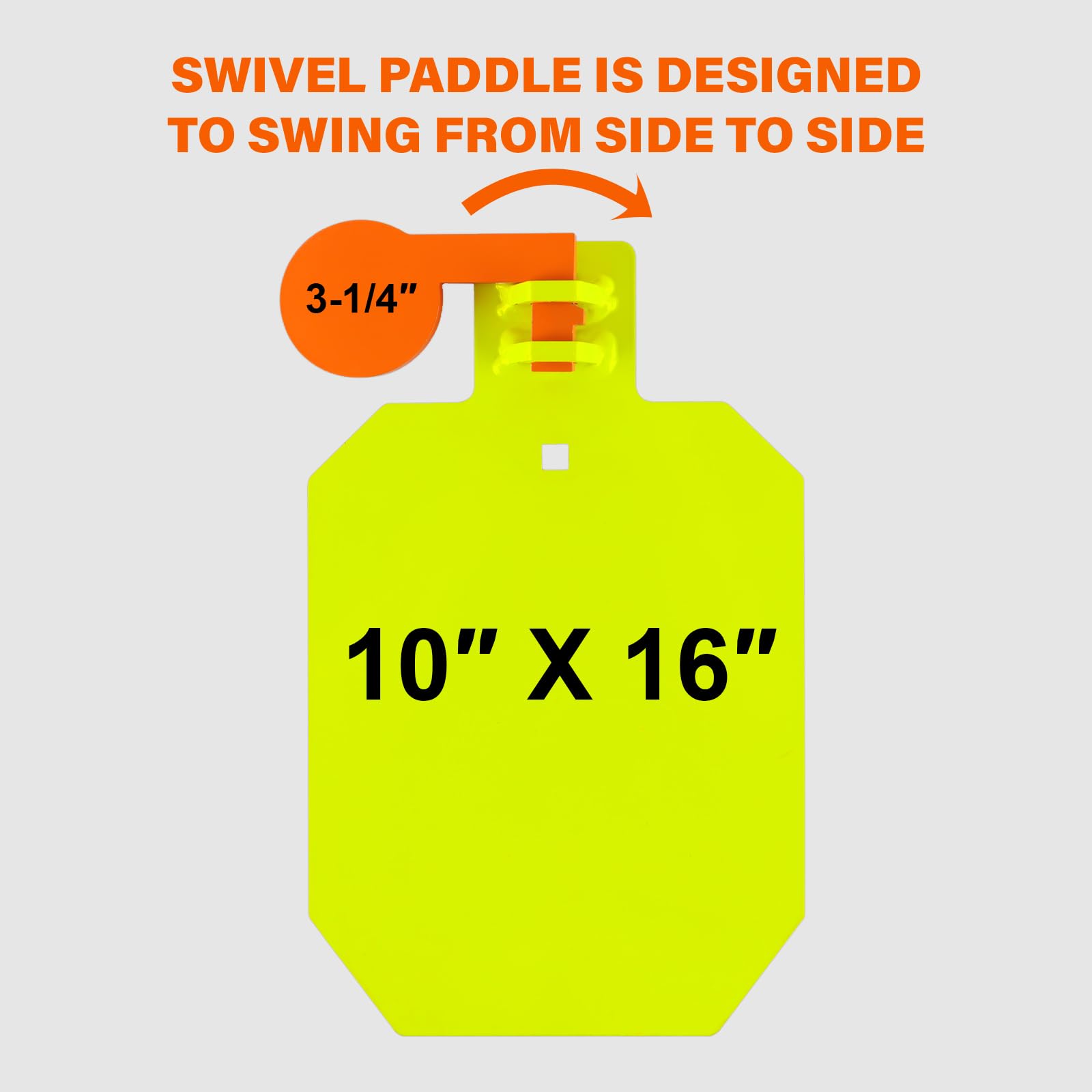 Highwild 2x4 target hanger holds targets securely for quick setups.