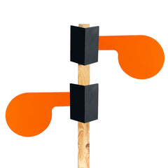 Highwild AR500 dueling-tree paddles 6in with durable range practice capability