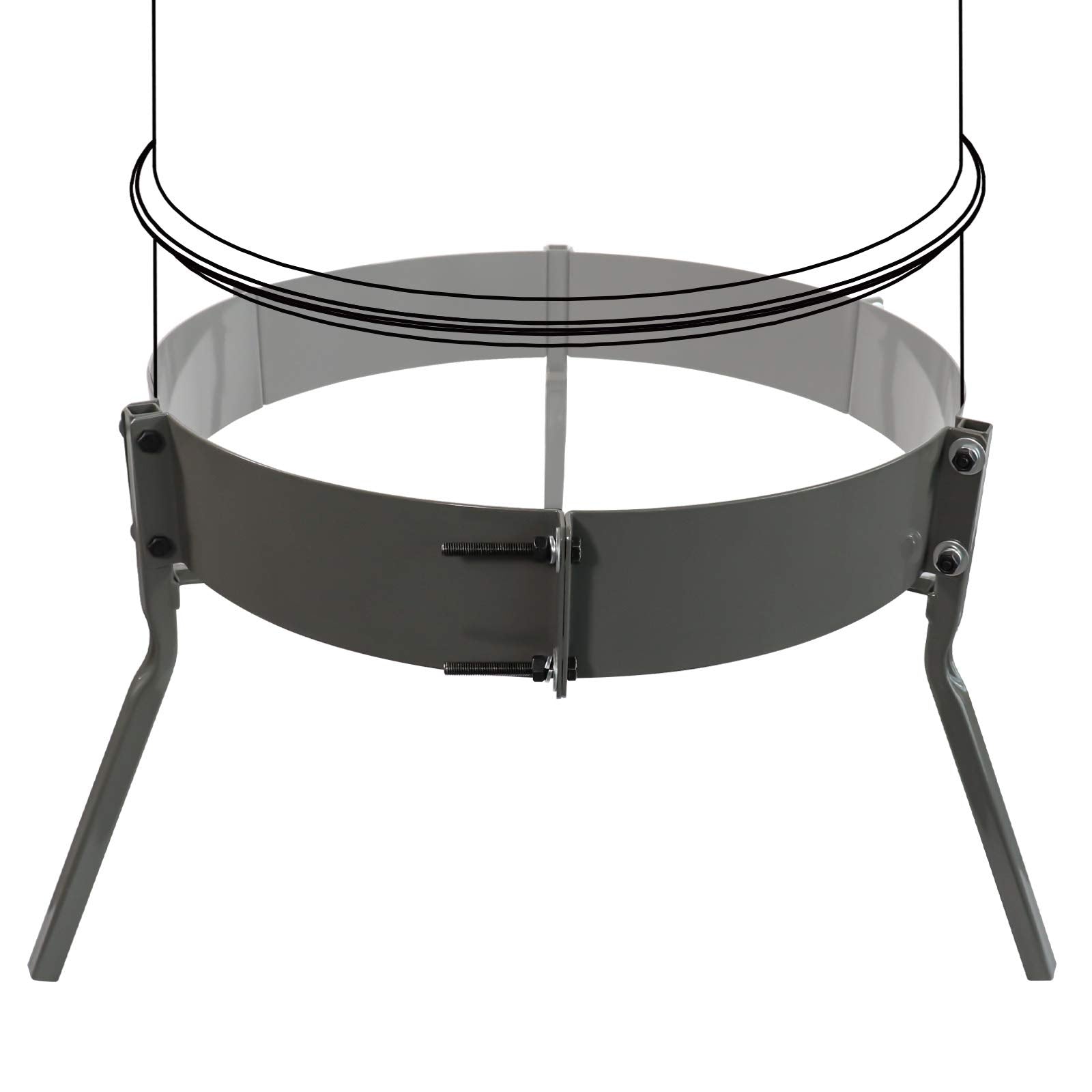 Highwild barrel-band mounting kit with hardware enables sturdy field setup.