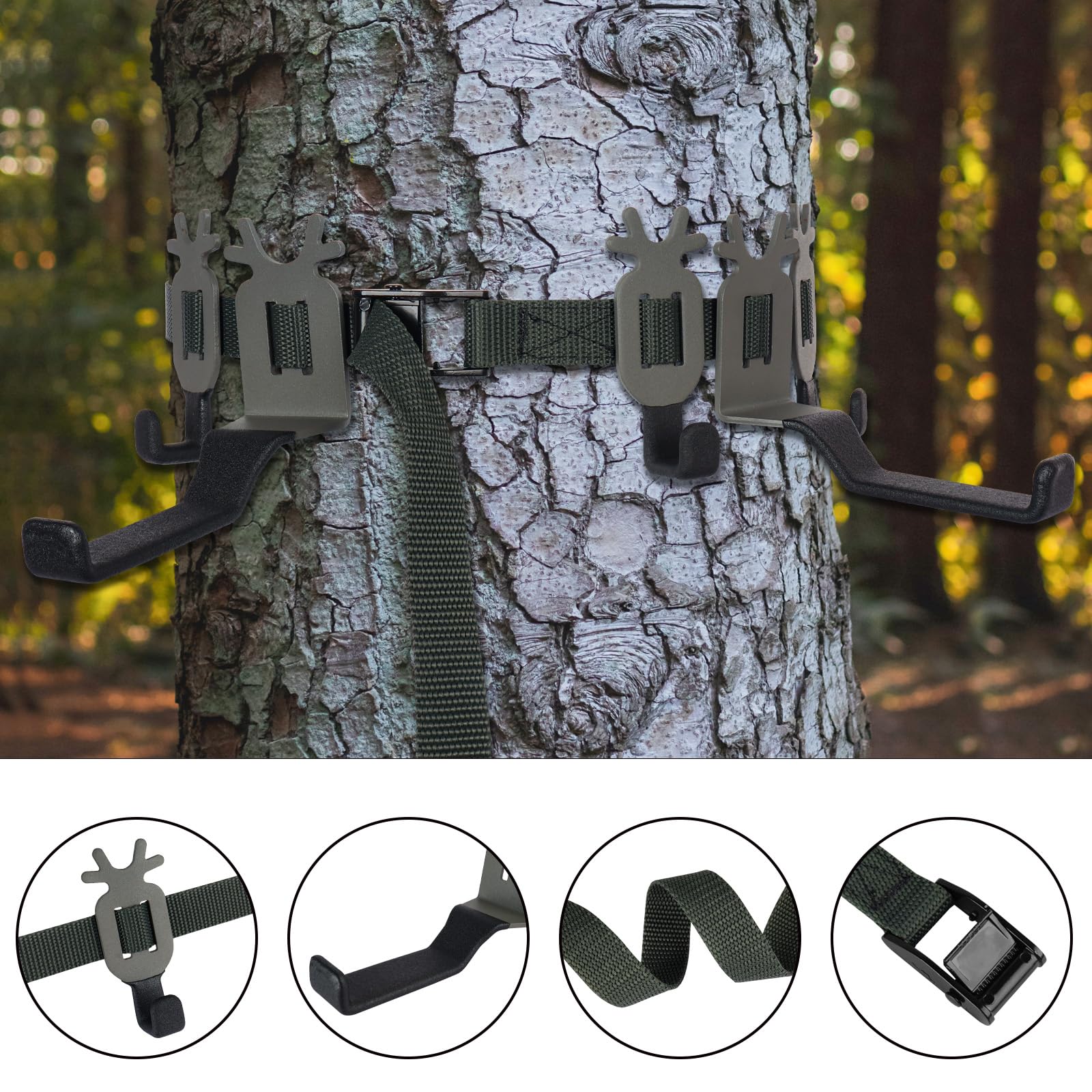 Highwild bow hangers keep bows steady and accessible for fast mounting