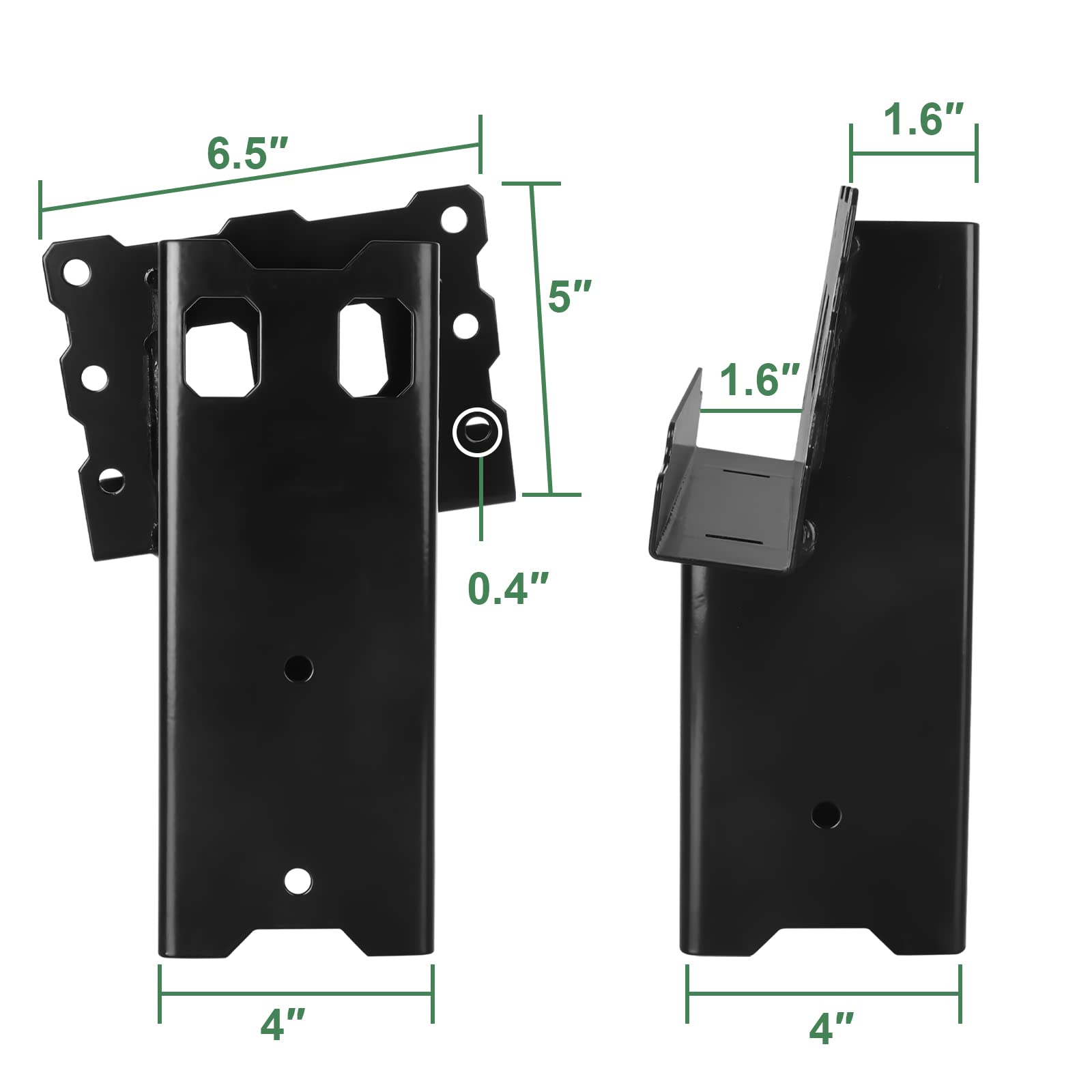 Highwild deer stand brackets closeup highlighting 13-gauge steel durability