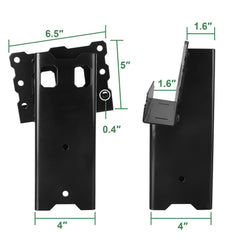 Highwild deer stand brackets closeup highlighting 13-gauge steel durability