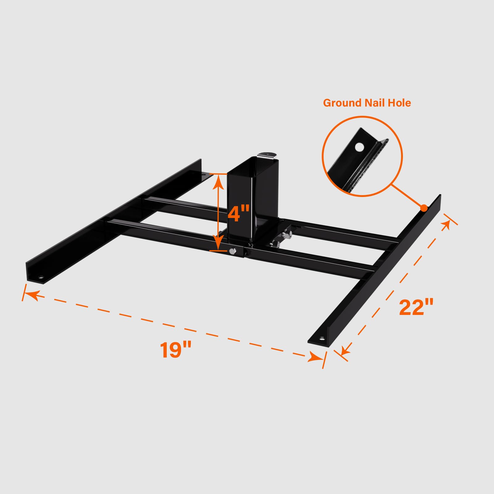 Highwild durable 2x4 target holder with shims boosts stability.