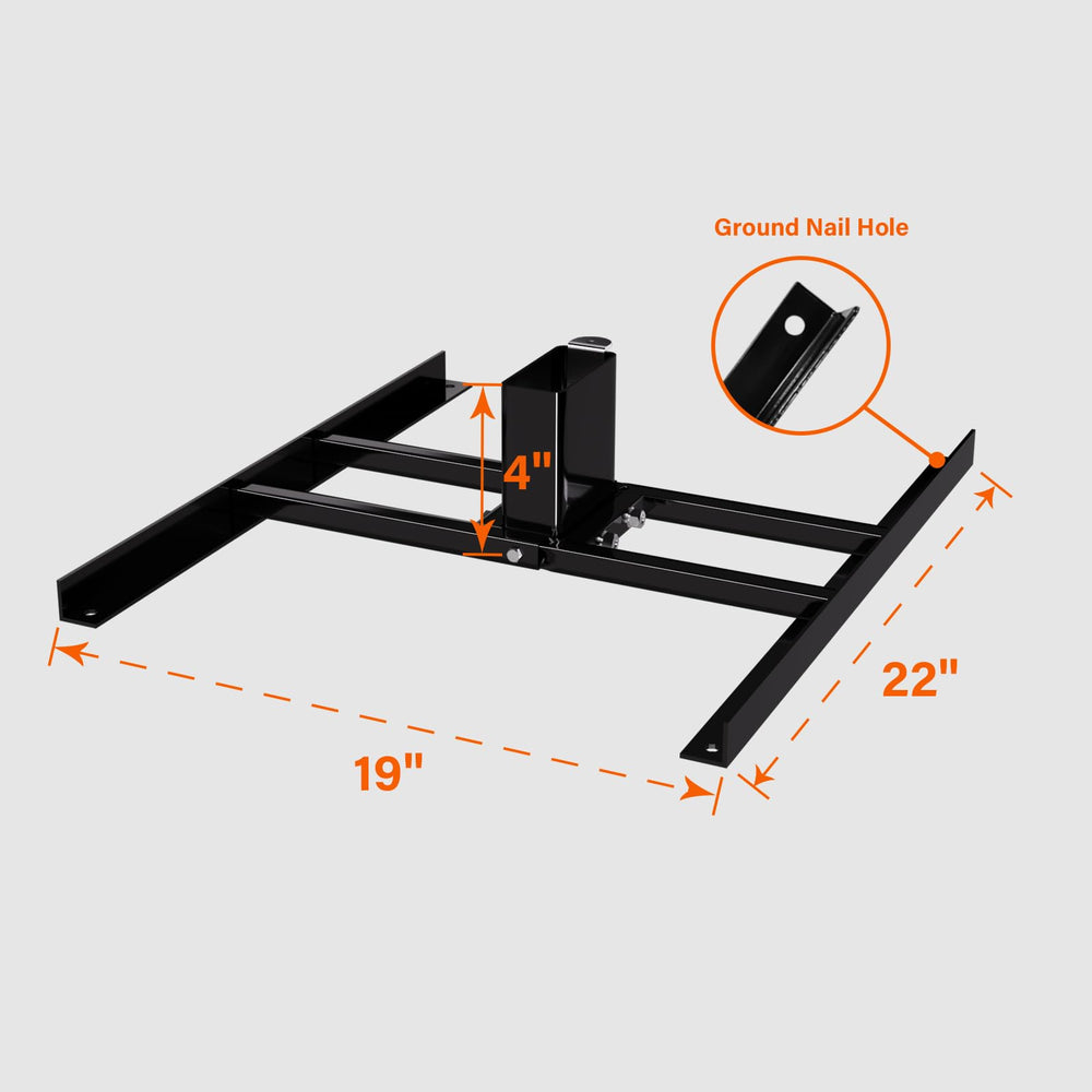 Highwild durable 2x4 target holder with shims boosts stability.