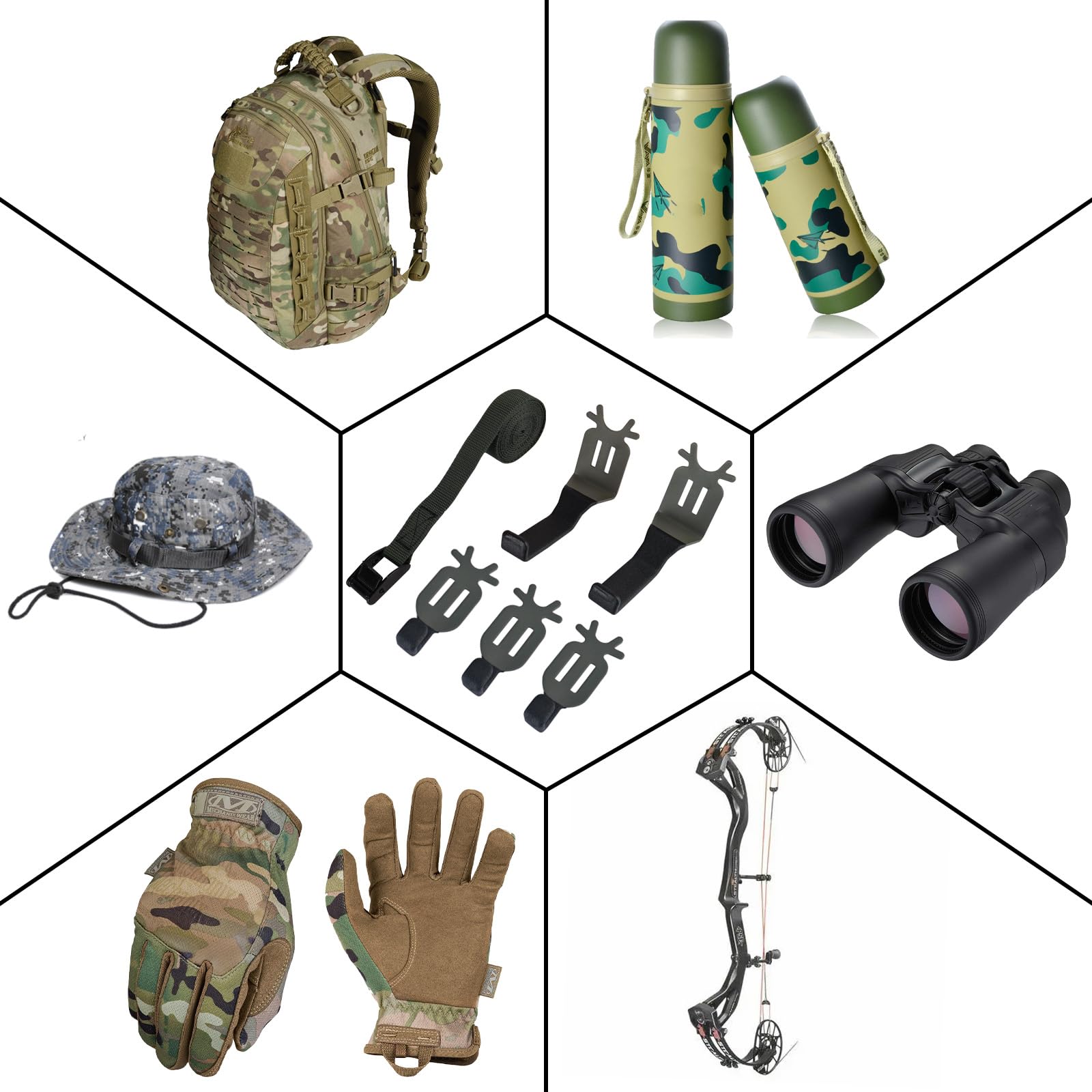 Highwild portable hunting gear attachment shows versatile organization for stands and calls