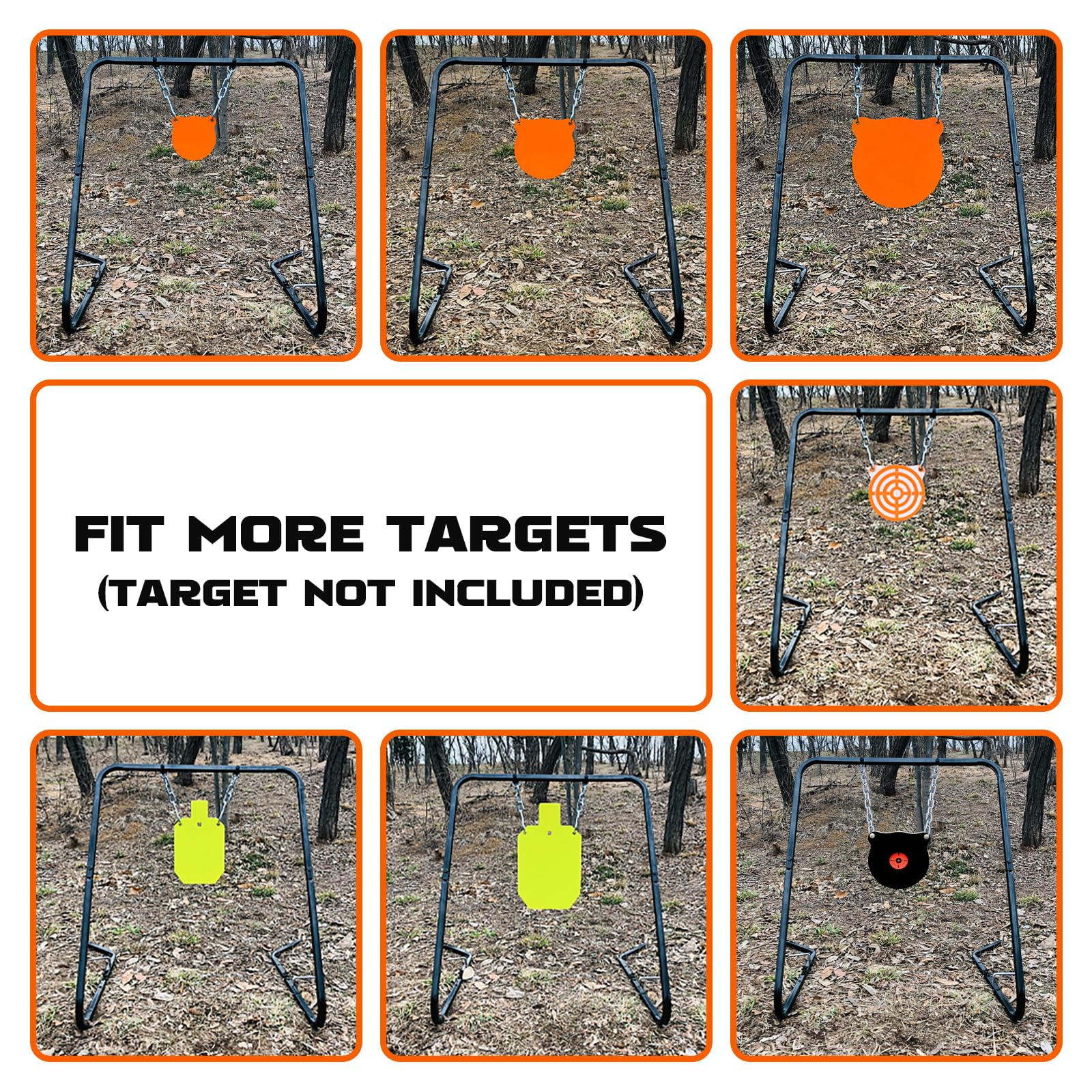 Highwild portable stand ready for storage and easy travel between ranges