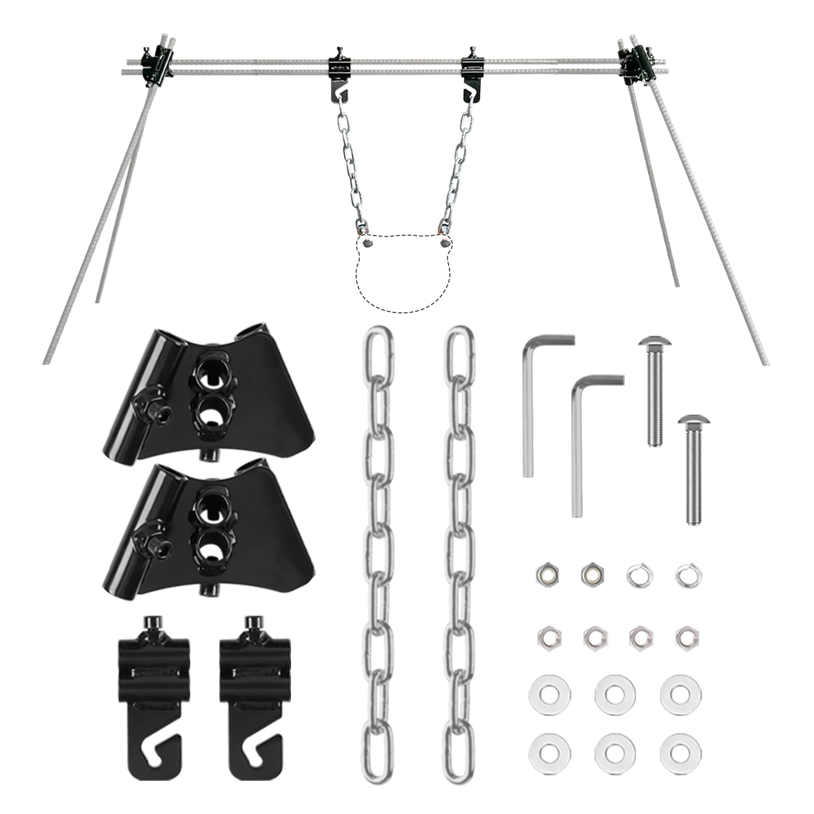 Highwild Rebar Target Stand Brackets provide sturdy AR500 target mounting.