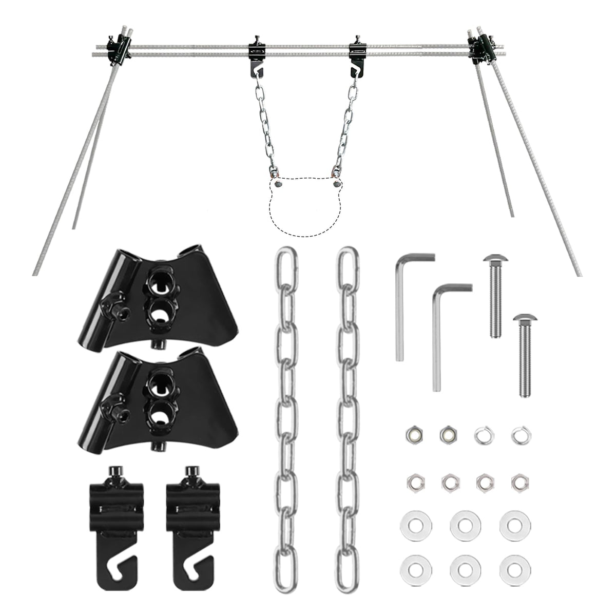 Highwild Rebar Target Stand Brackets provide sturdy AR500 target mounting.