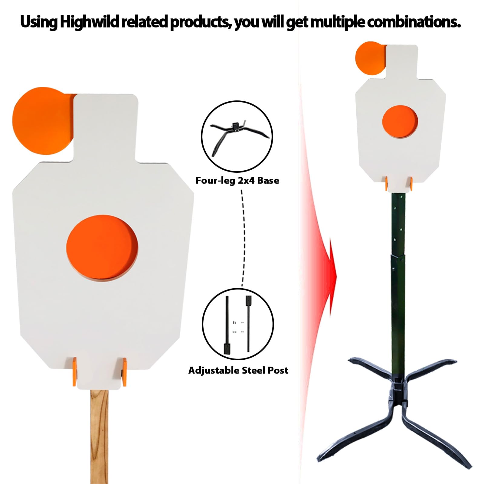 Highwild target ding confirms hits with audible feedback for efficient reloads.