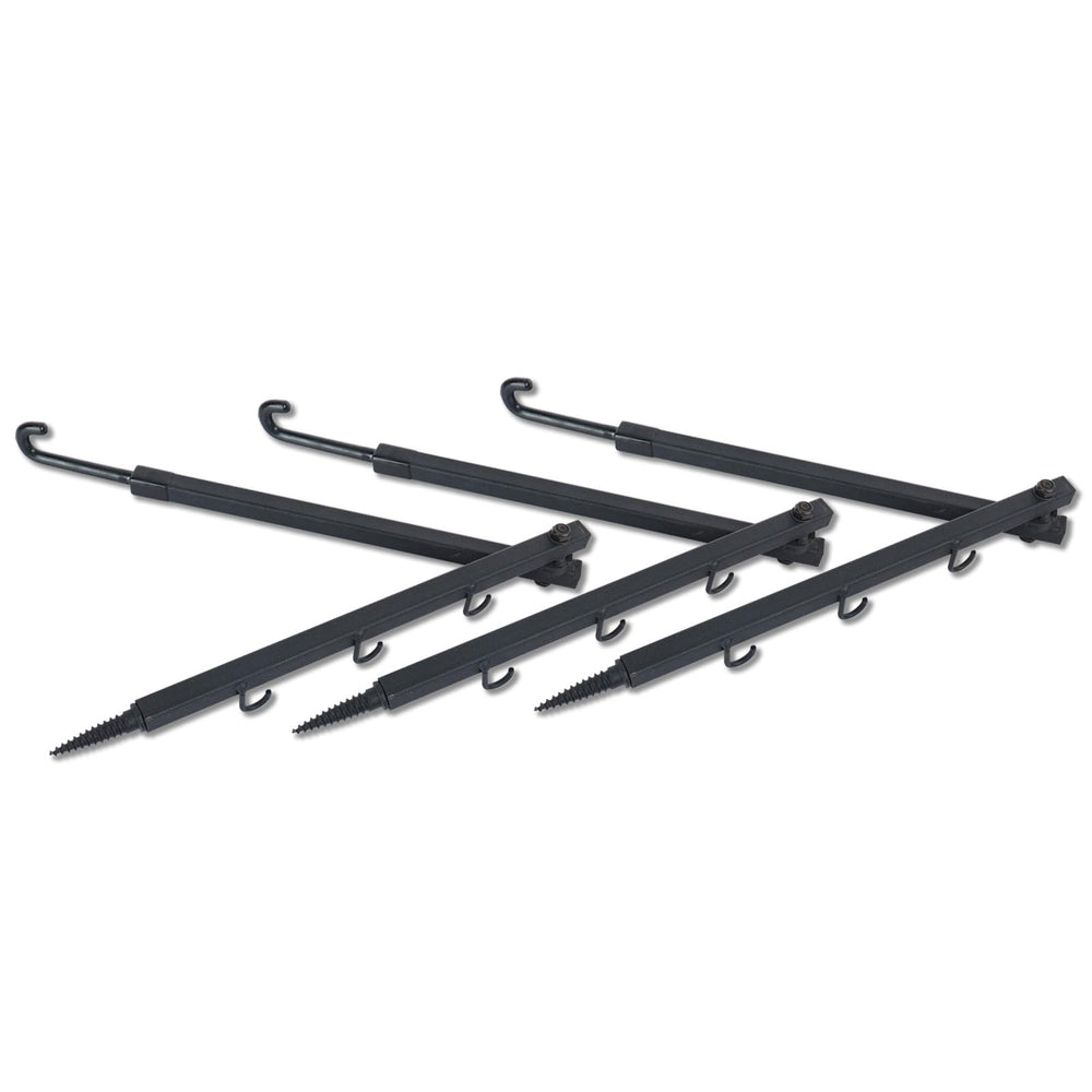 Highwild tree stand bow hanger extended reach for quick field access.