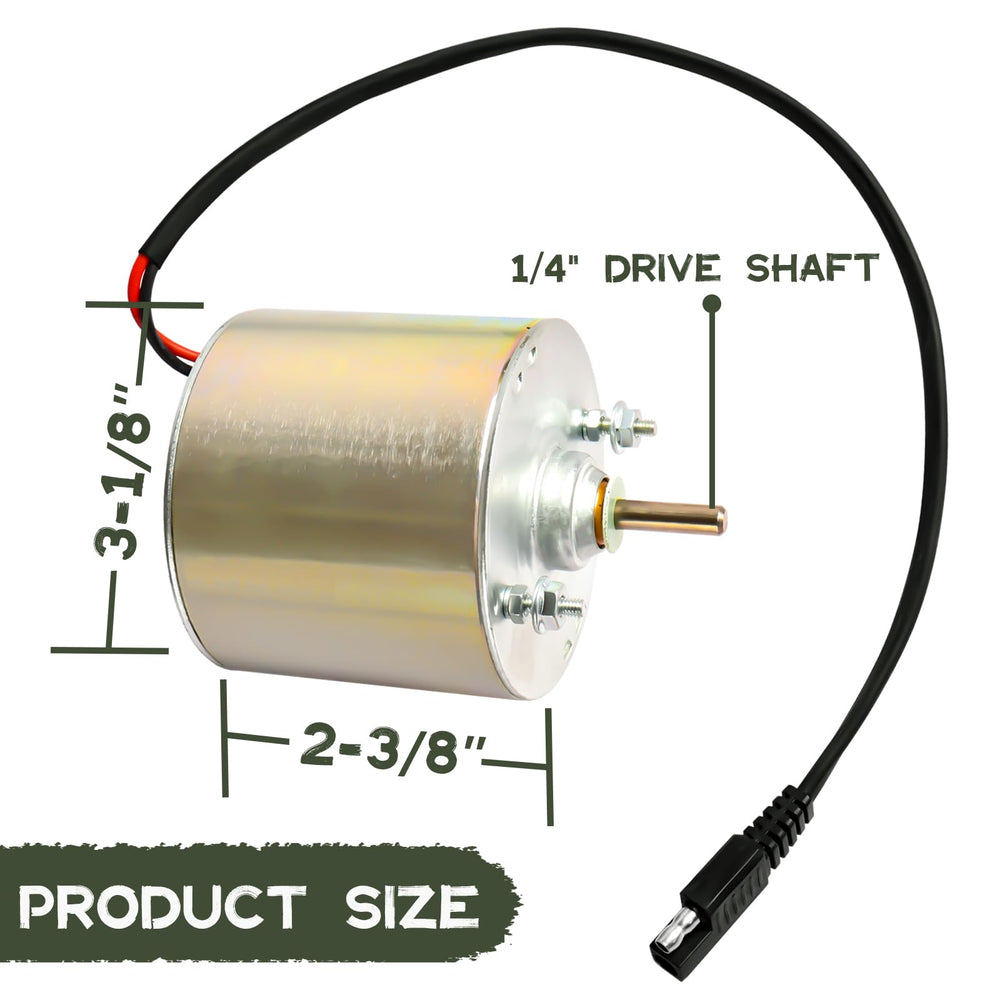 Highwild universal motor demonstrates universal fit with power-control unit for flexible setup.
