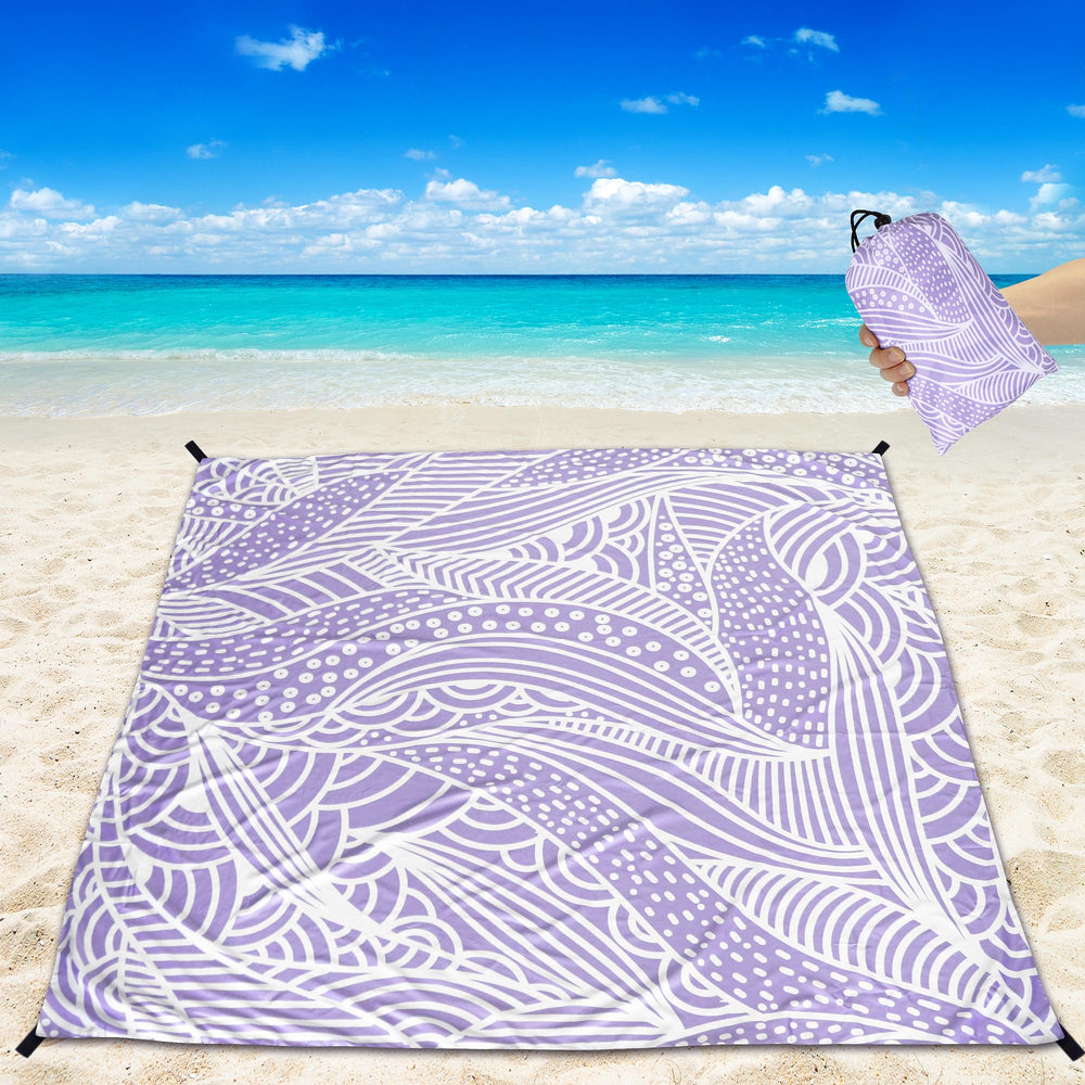 HIHOHO beach blanket multi-use for beach days, picnics, camping and more.