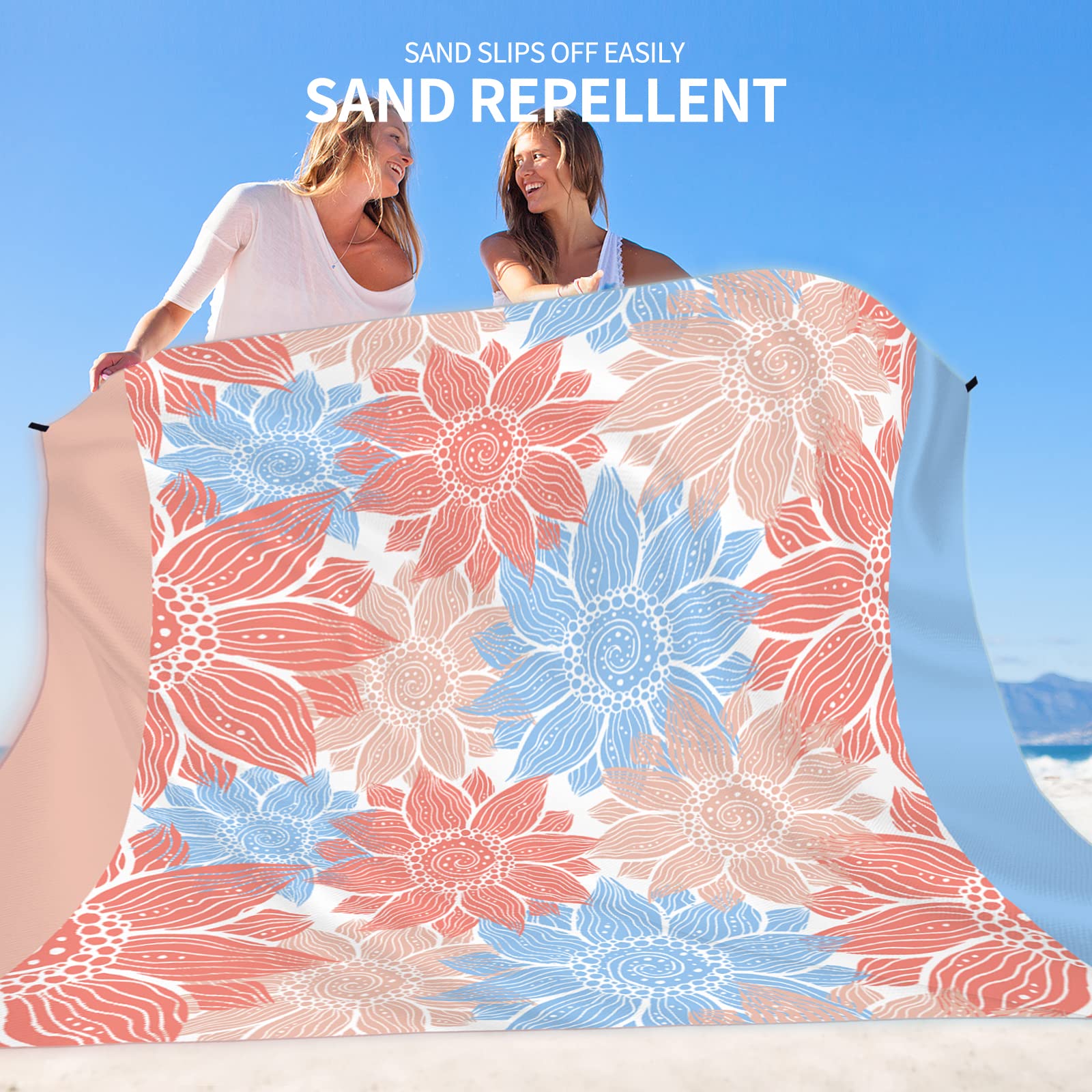 HIHOHO beach blanket used for park picnic, camping, or outdoor relaxation