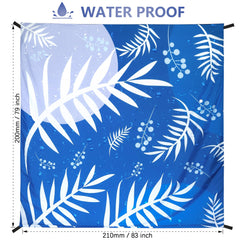 HIHOHO beach blanket sandproof and quick-drying for low-maintenance cleanup.