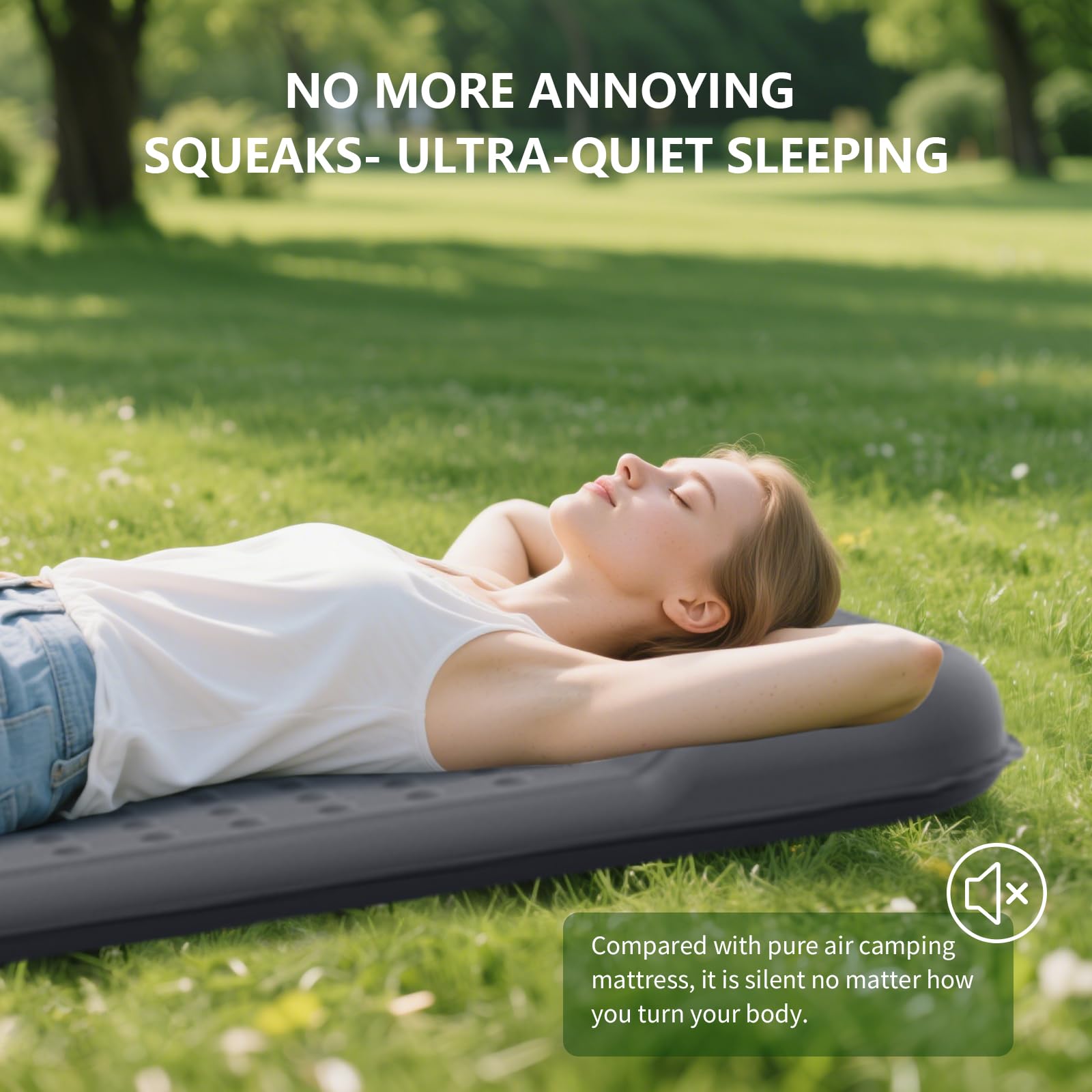 HiiPeak memory sleeping pad car camping setup shows all-season comfort on the go.