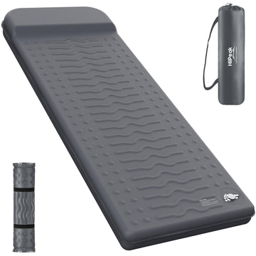 HiiPeak memory sleeping pad pack-down view highlights ultra-compact carry for backpacking.