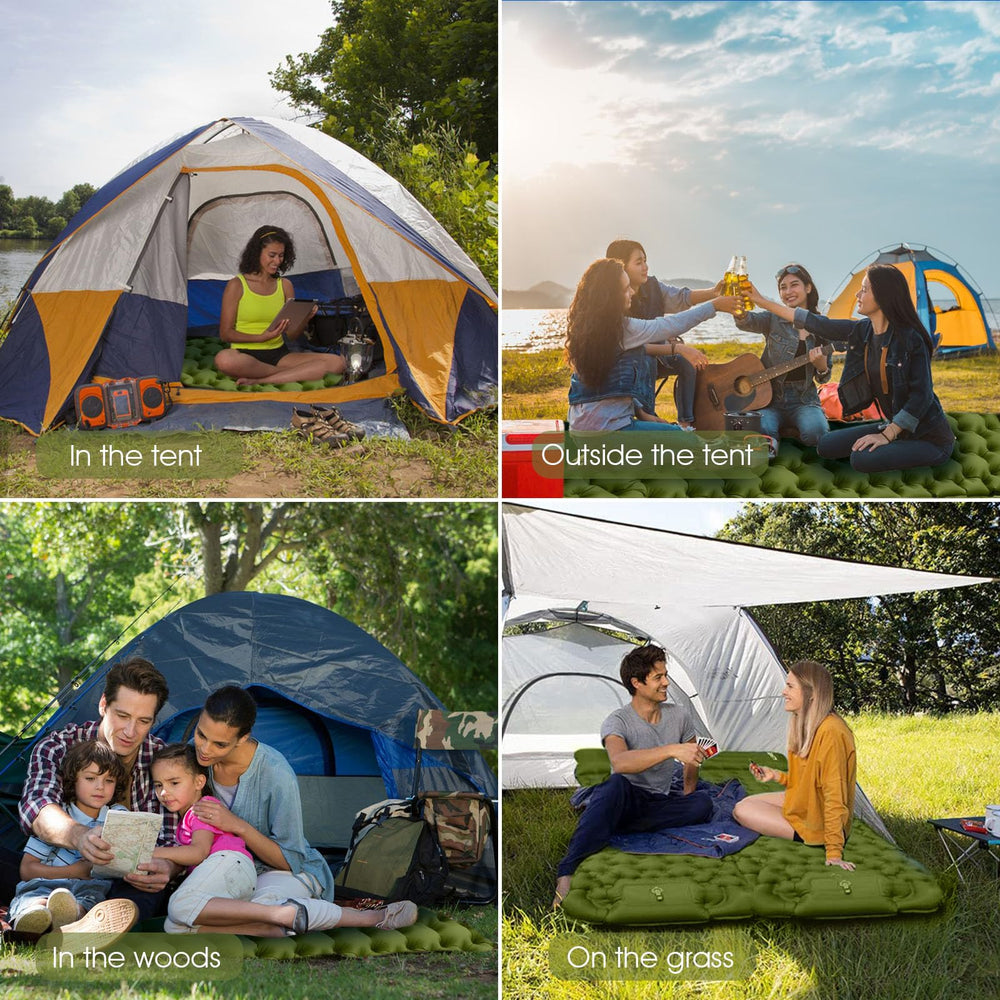 HiiPeak sleeping pad connects two cushions for a larger shared space.