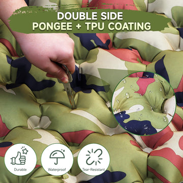 HiiPeak ergonomic hexagon cells contour hips and shoulders for even pressure relief.