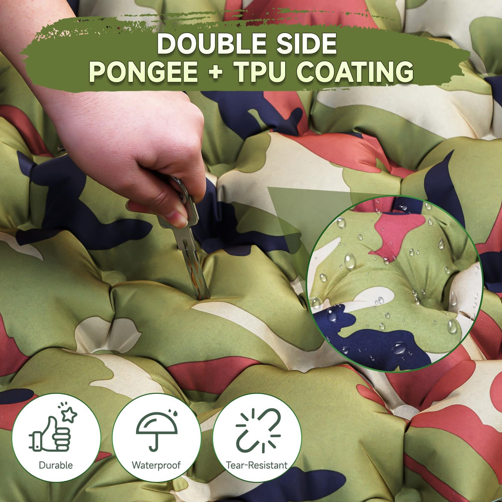 HiiPeak ergonomic hexagon cells contour hips and shoulders for even pressure relief.