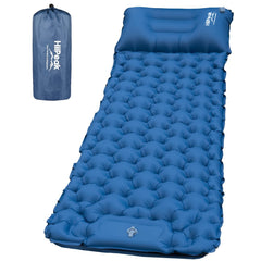 HiiPeak sleeping pad front view shows ergonomic hexagon cells for support.