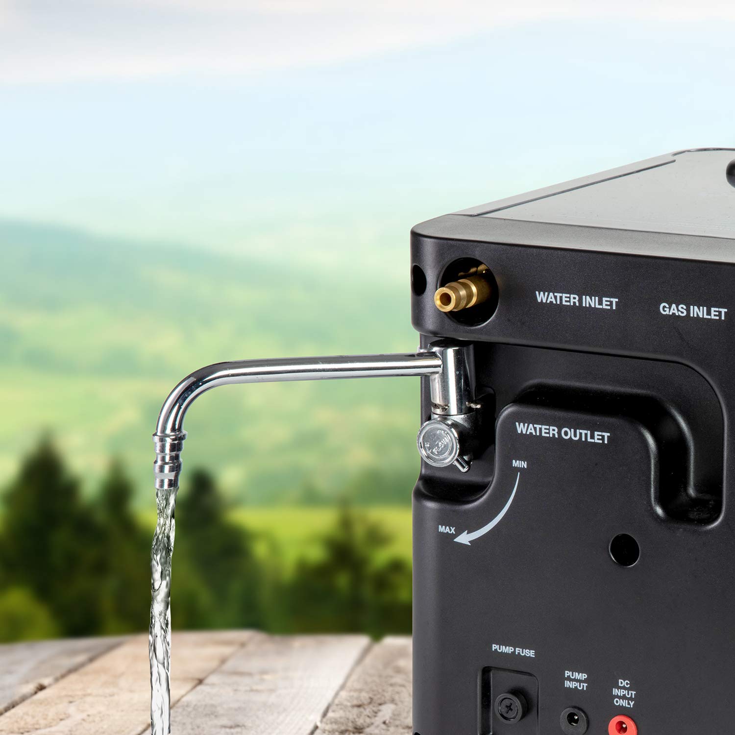Hike Crew AC DC and 12V adapters provide flexible on site power options