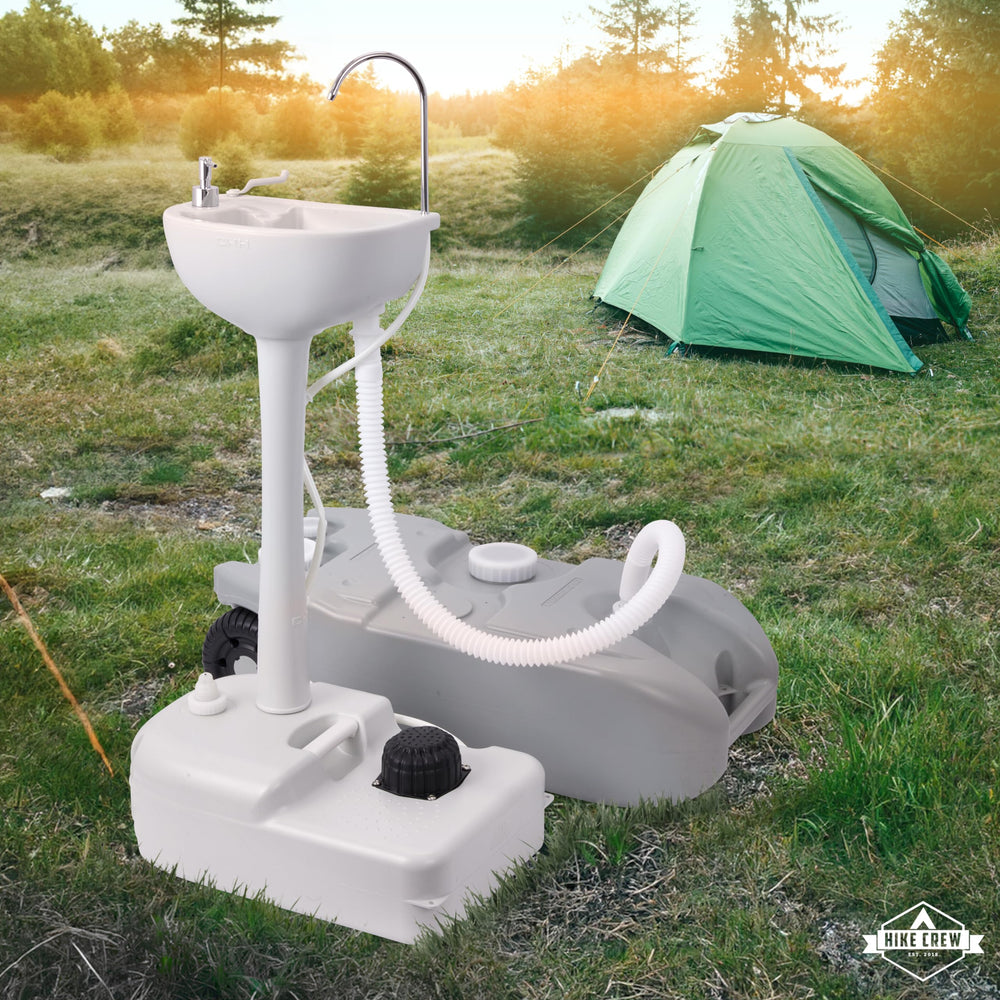 Hike Crew compact storage and tool-free assembly for travel