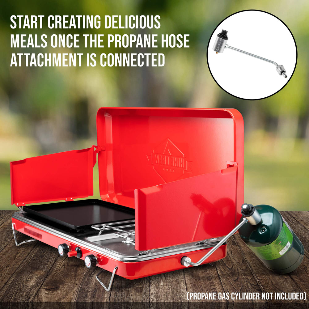 Hike Crew compact travel case with handle for simple portability.