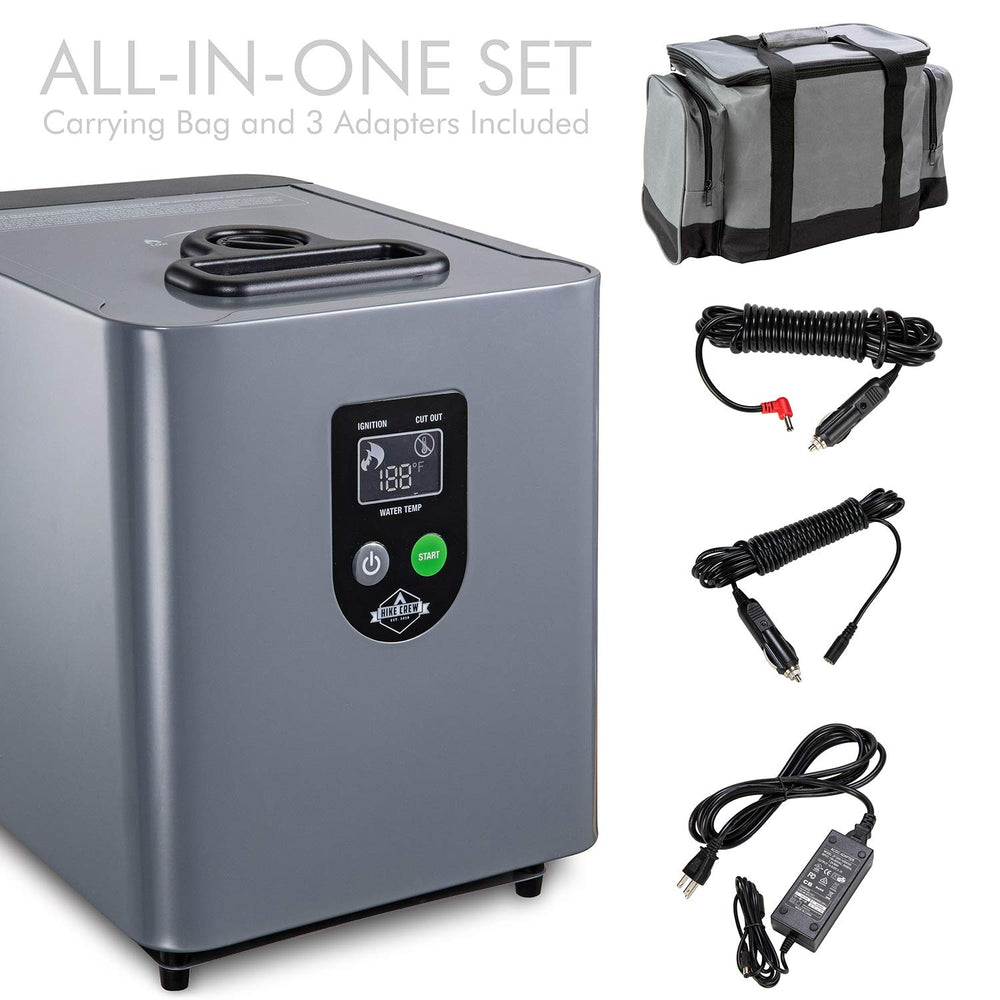 Hike Crew exhaust panels vent hot air for safe outdoor operation