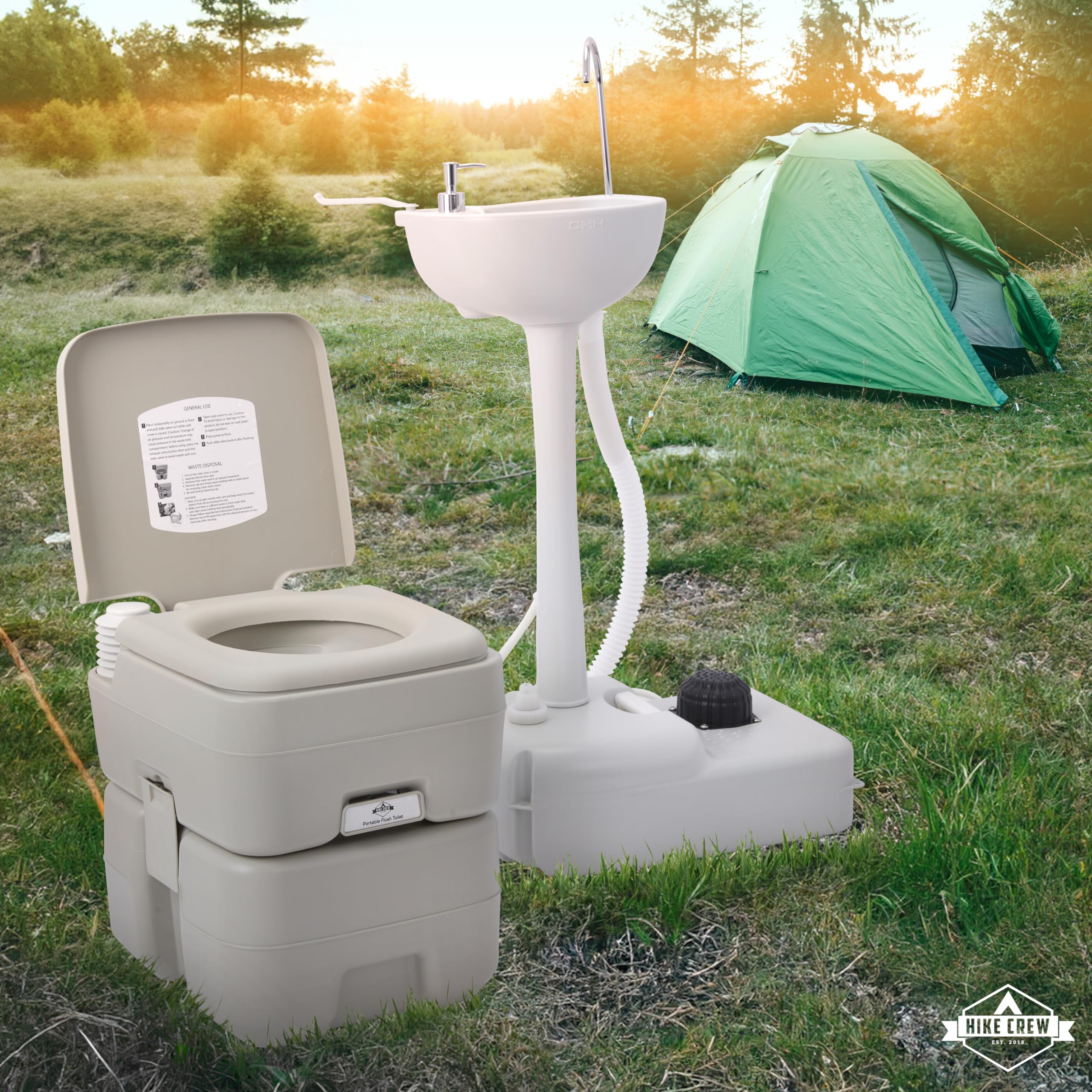 Hike Crew ideal for use at outdoor events like concerts and festivals