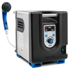 Hike Crew portable water heater and shower system for outdoor showers and quick rinses