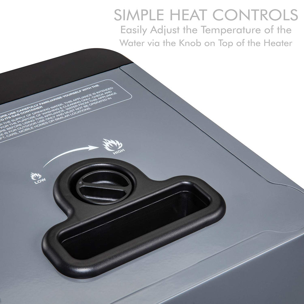 Hike Crew spray pattern selector offering three shower styles for versatile rinsing
