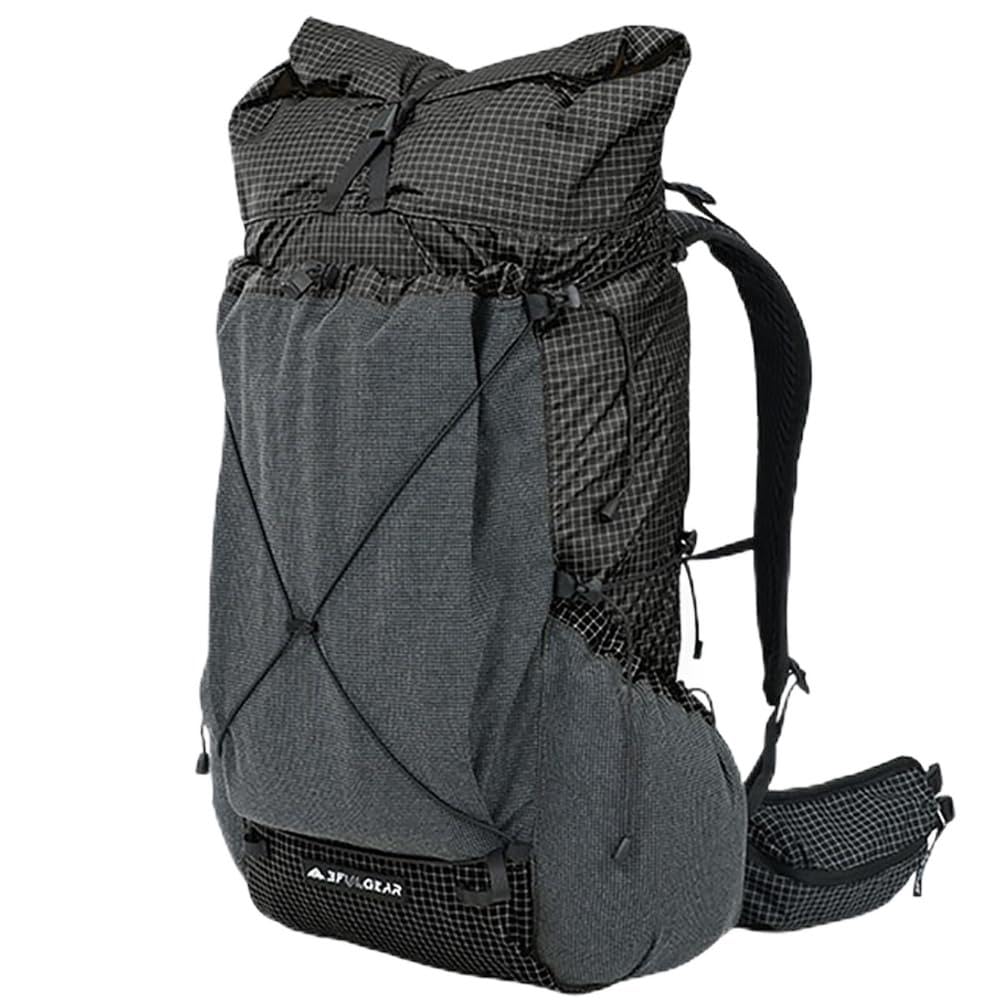HIKEBURGER 3F UL GEAR Tutor 35L backpack front view highlights ultralight design for day hikes.