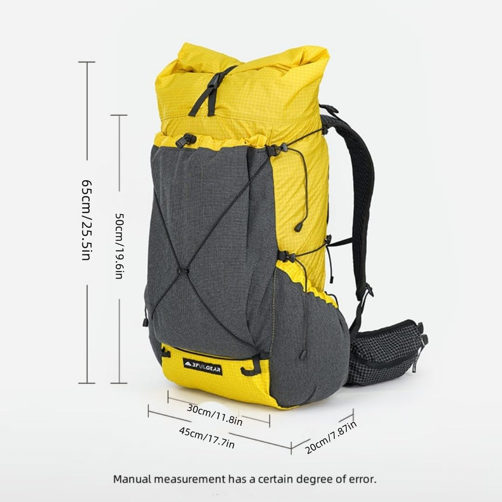 HIKEBURGER 3F UL GEAR Tutor 35L backpack hipbelt pocket for quick access to small items.