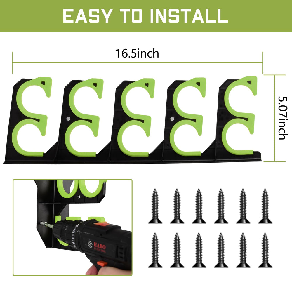 Hikeen fishing rod holders on ceiling keep gear accessible while maximizing overhead storage.