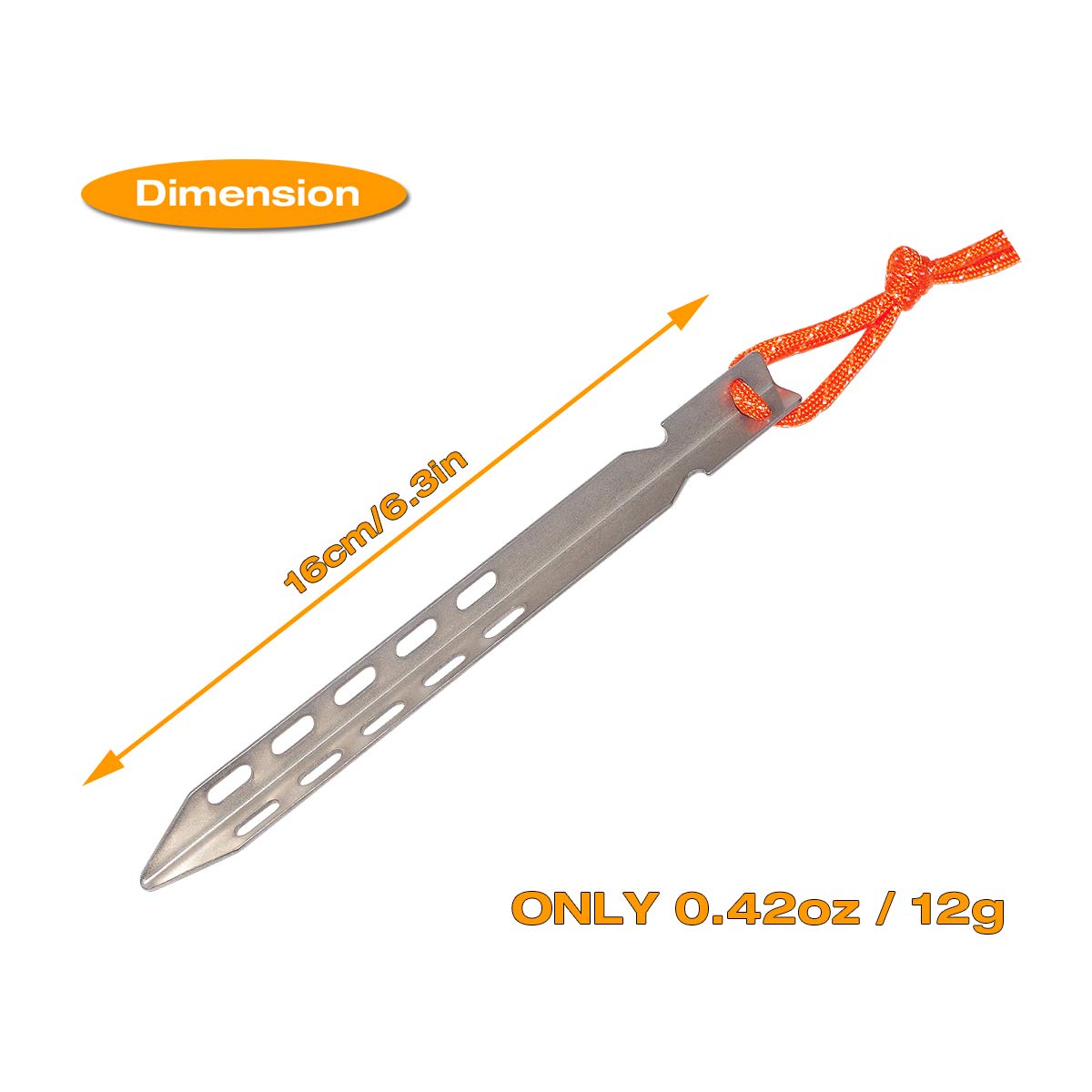 Hikemax reflective cord stakes improve night visibility and packing speed.
