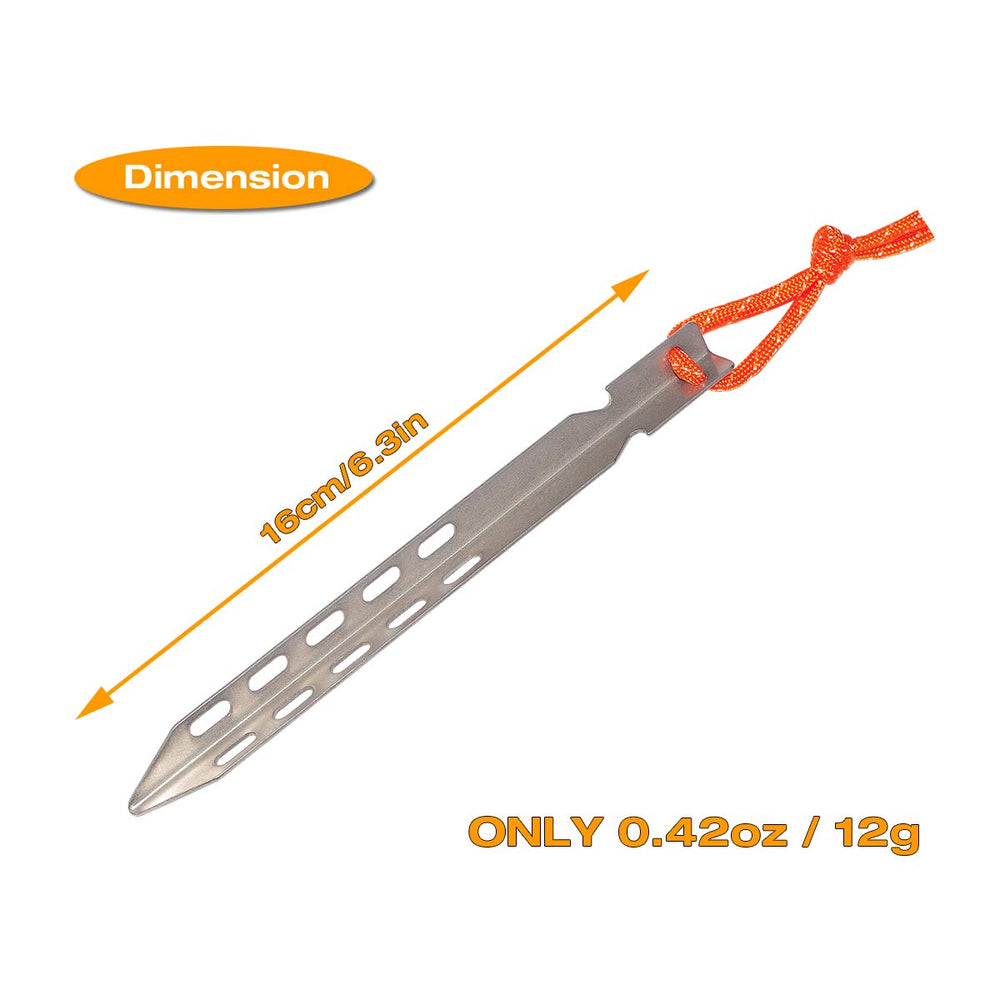 Hikemax reflective cord stakes improve night visibility and packing speed.