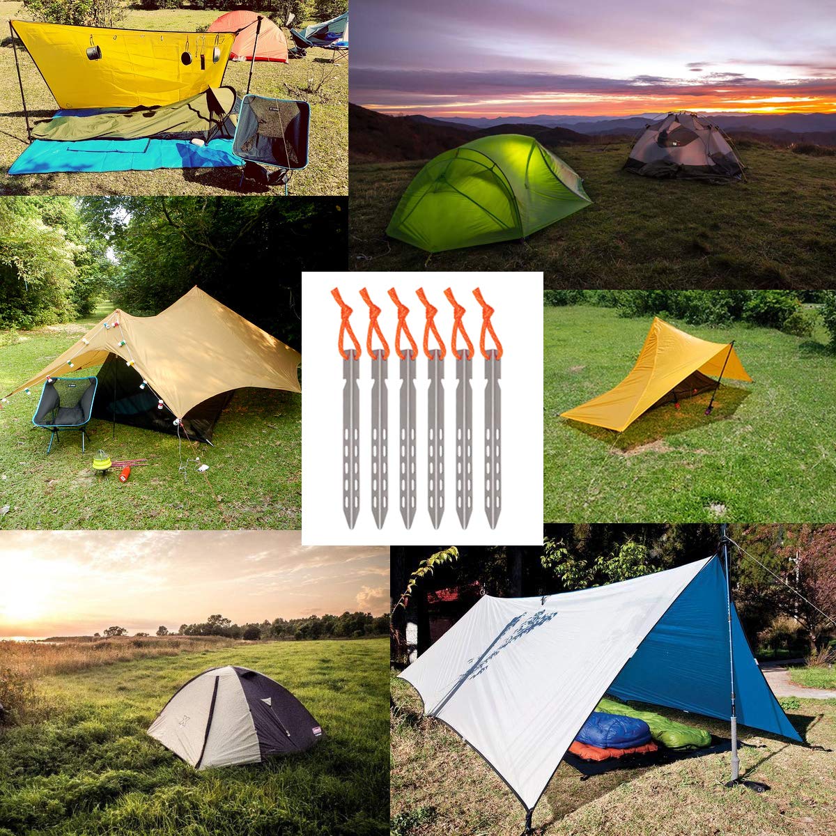 Hikemax stake in ground during wind scenario demonstrates holding.